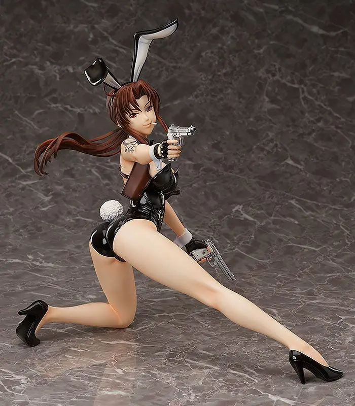 Black Lagoon PVC szobor figura 1/4 Revy Bare Leg Bunny Version 35 cm termékfotó