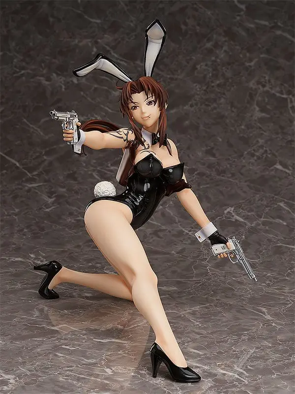 Black Lagoon PVC szobor figura 1/4 Revy Bare Leg Bunny Version 35 cm termékfotó