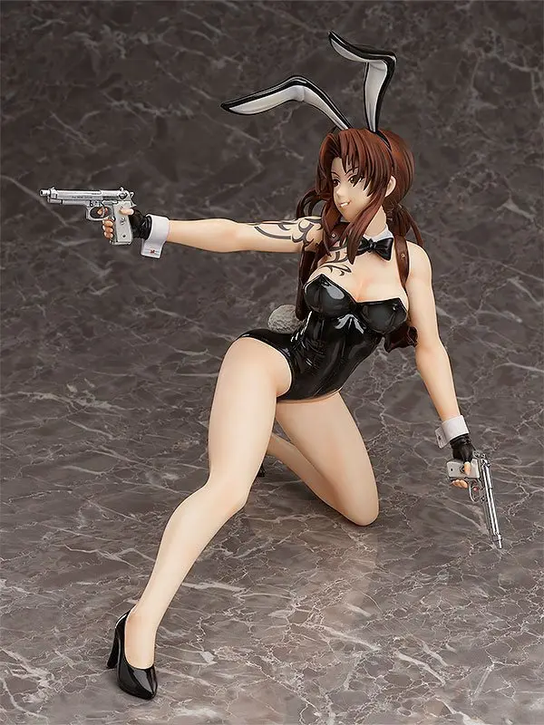 Black Lagoon PVC szobor figura 1/4 Revy Bare Leg Bunny Version 35 cm termékfotó
