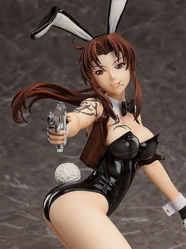 Black Lagoon PVC szobor figura 1/4 Revy Bare Leg Bunny Version 35 cm termékfotó