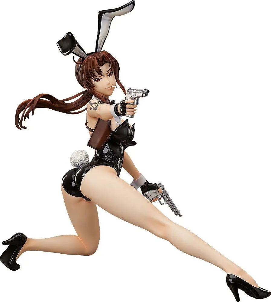 Black Lagoon PVC szobor figura 1/4 Revy Bare Leg Bunny Version 35 cm termékfotó