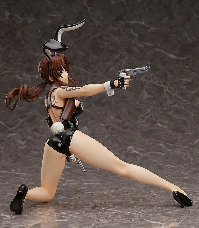 Black Lagoon PVC szobor figura 1/4 Revy Bare Leg Bunny Version 35 cm termékfotó
