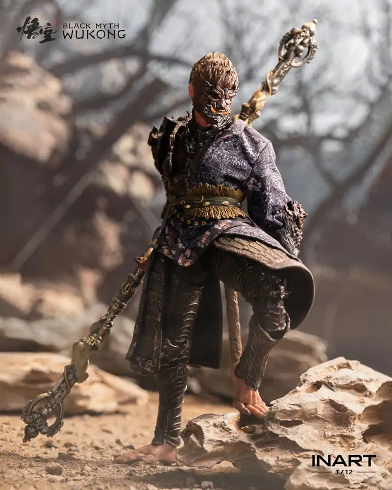Black Myth: Wukong 1/12 The Destined One in the Bronze Armor Set Deluxe Ver. akciófigura 16 cm termékfotó