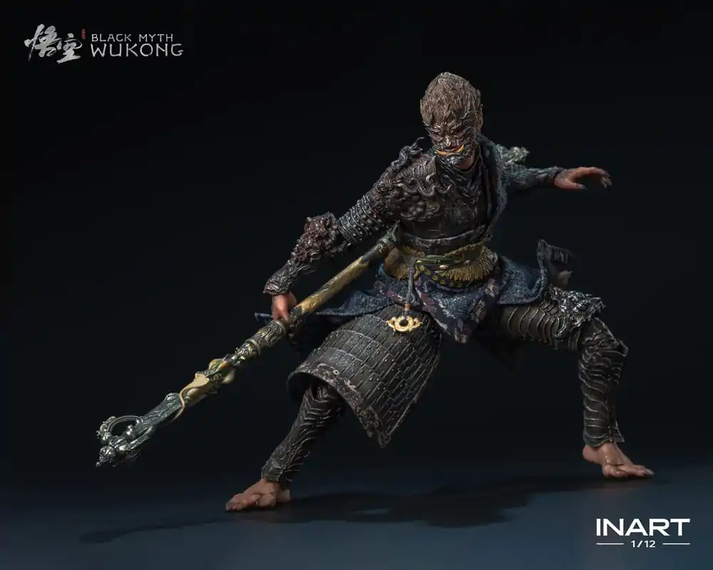 Black Myth: Wukong 1/12 The Destined One in the Bronze Armor Set Deluxe Ver. akciófigura 16 cm termékfotó
