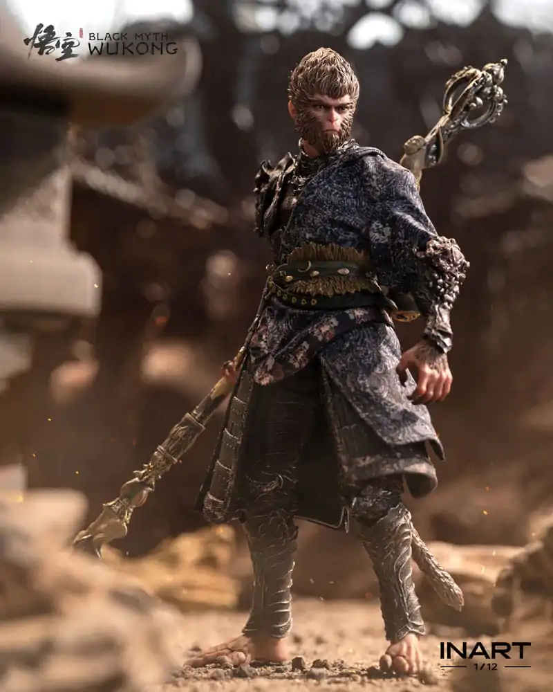 Black Myth: Wukong 1/12 The Destined One in the Bronze Armor Set Deluxe Ver. akciófigura 16 cm termékfotó
