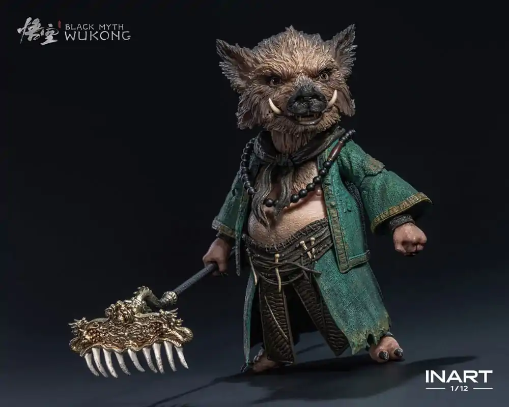 Black Myth: Wukong 1/12 Zhu Bajie akciófigura 15 cm termékfotó