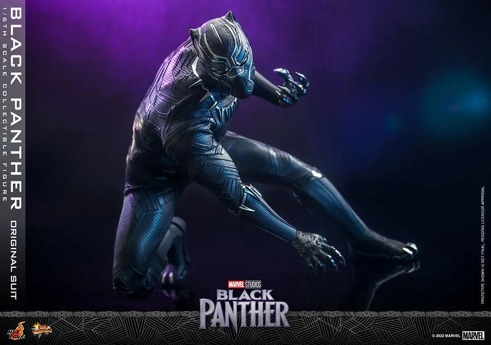 Black Panther Movie Masterpiece 1/6 Black Panther (Original Suit) akciófigura 31 cm termékfotó