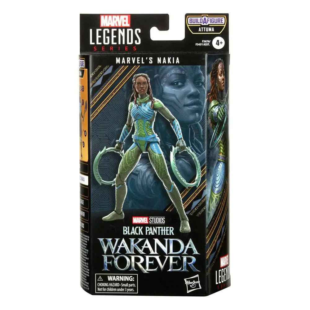 Black Panther: Wakanda Forever Marvel Legends Series Attuma BAF: Marvel's Nakia akciófigura 15 cm termékfotó