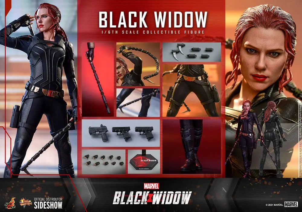 Black Widow Movie Masterpiece 1/6 Black Widow akciófigura 28 cm termékfotó
