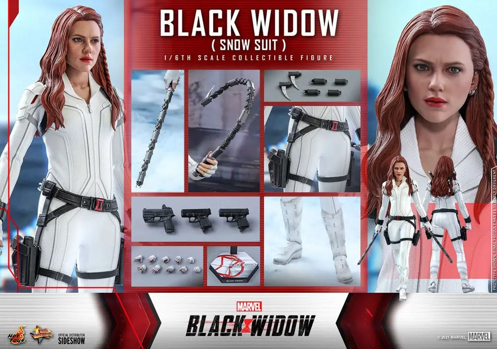 Black Widow Movie Masterpiece 1/6 Black Widow Snow Suit Version akciófigura 28 cm termékfotó