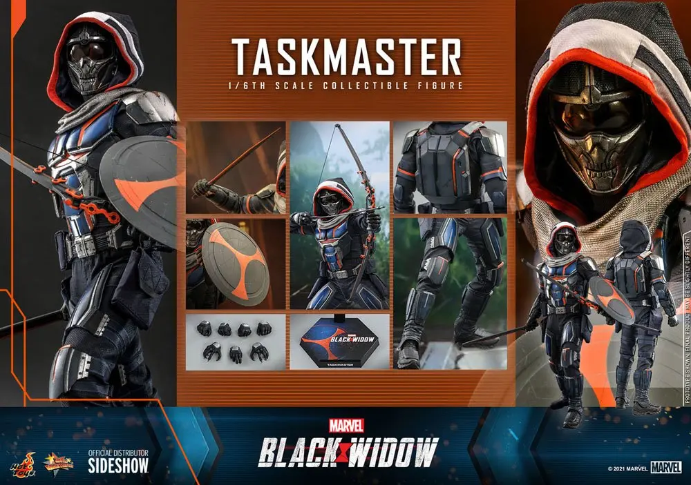 Black Widow Movie Masterpiece 1/6 Taskmaster akciófigura 30 cm termékfotó