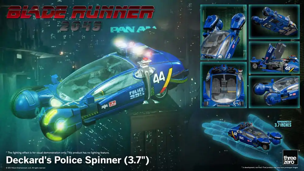 Blade Runner 2049 Deckard's Police Spinner jármű 10 cm termékfotó