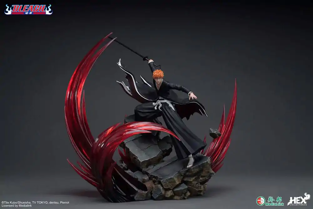 Bleach Elite Dynamic 1/6 Ichigo Kurosaki szobor figura 51 cm termékfotó