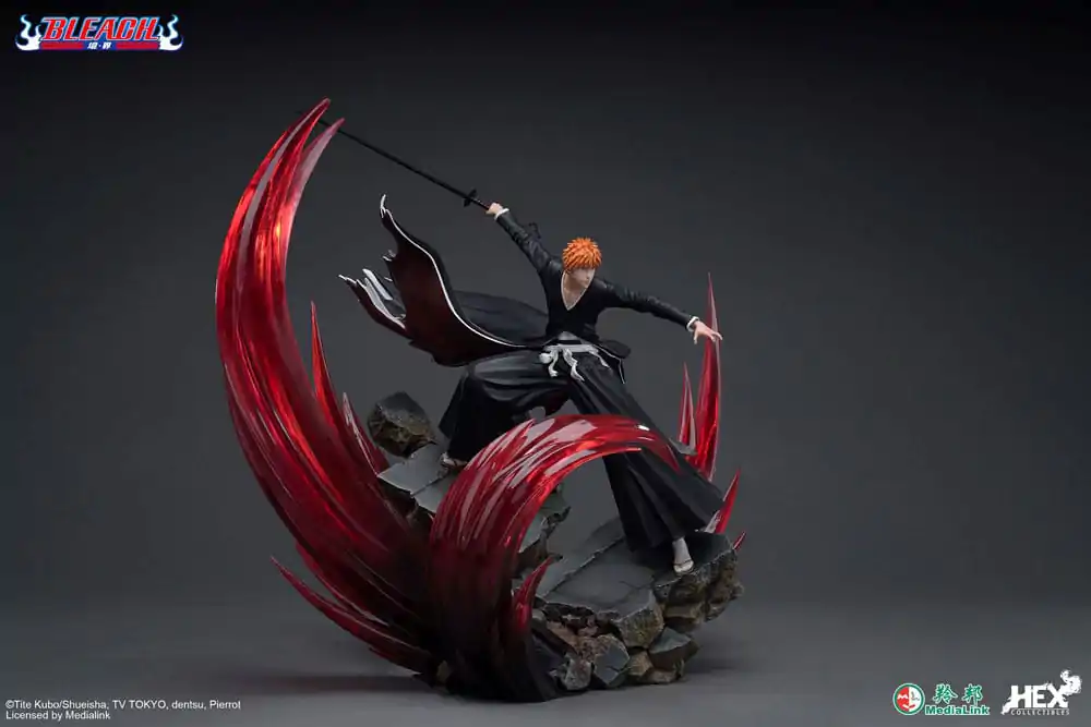 Bleach Elite Dynamic 1/6 Ichigo Kurosaki szobor figura 51 cm termékfotó