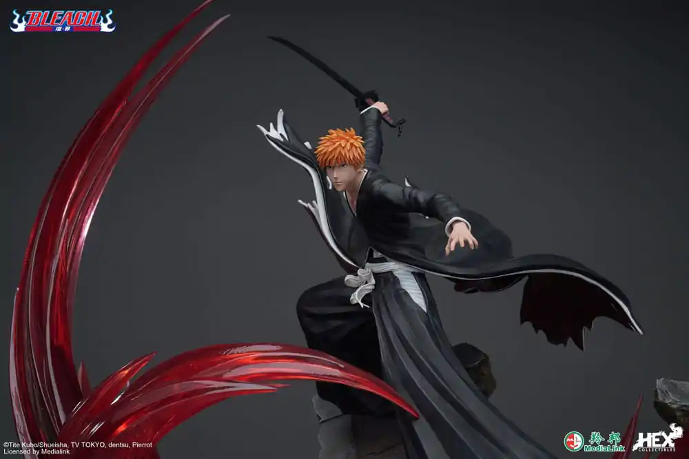 Bleach Elite Dynamic 1/6 Ichigo Kurosaki szobor figura 51 cm termékfotó