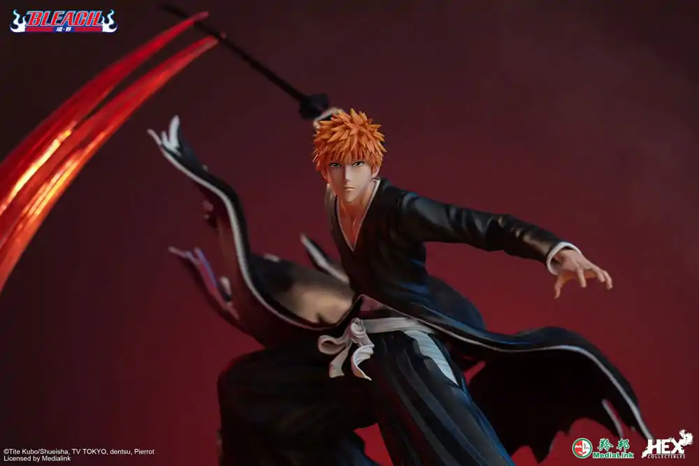 Bleach Elite Dynamic 1/6 Ichigo Kurosaki szobor figura 51 cm termékfotó