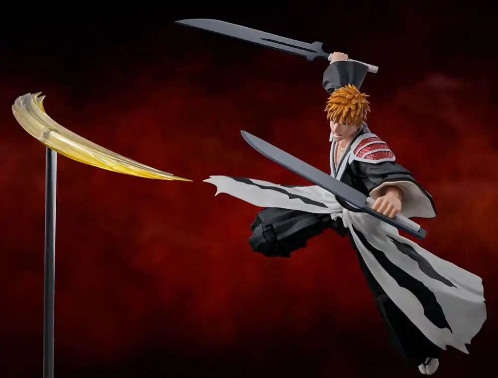 Bleach: Thousand-Year Blood War S.H. Figuarts akciófigura Ichigo Kurosaki Dual Zangetsu 16 cm termékfotó