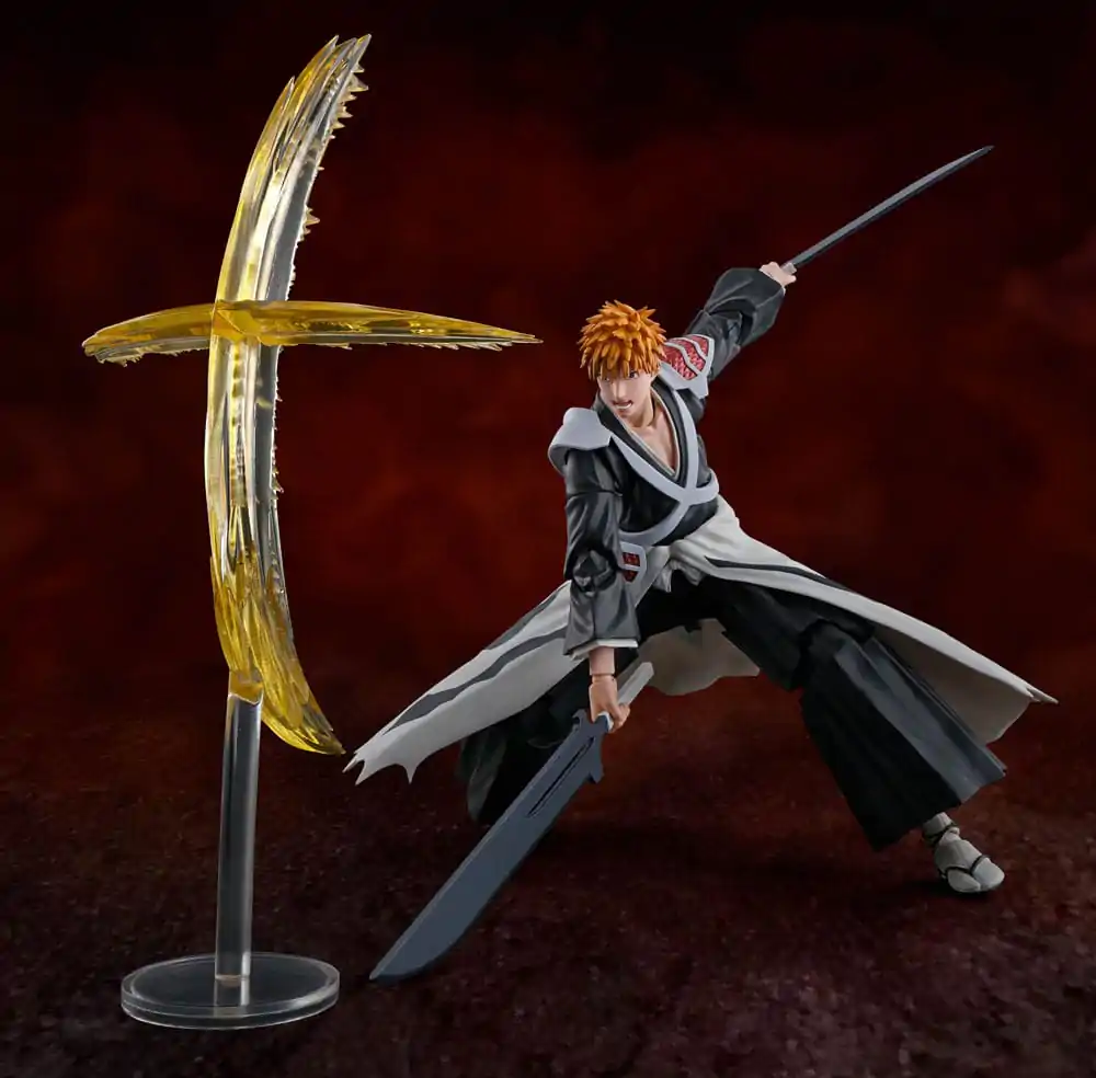 Bleach: Thousand-Year Blood War S.H. Figuarts akciófigura Ichigo Kurosaki Dual Zangetsu 16 cm termékfotó