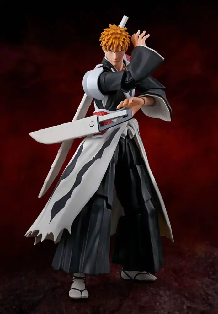 Bleach: Thousand-Year Blood War S.H. Figuarts akciófigura Ichigo Kurosaki Dual Zangetsu 16 cm termékfotó