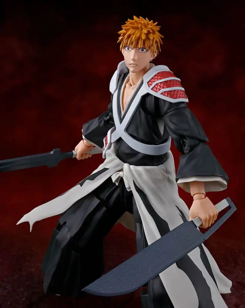 Bleach: Thousand-Year Blood War S.H. Figuarts akciófigura Ichigo Kurosaki Dual Zangetsu 16 cm termékfotó