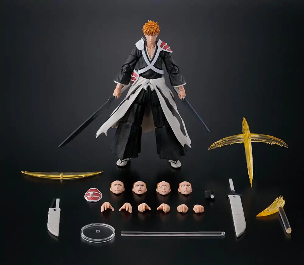 Bleach: Thousand-Year Blood War S.H. Figuarts akciófigura Ichigo Kurosaki Dual Zangetsu 16 cm termékfotó