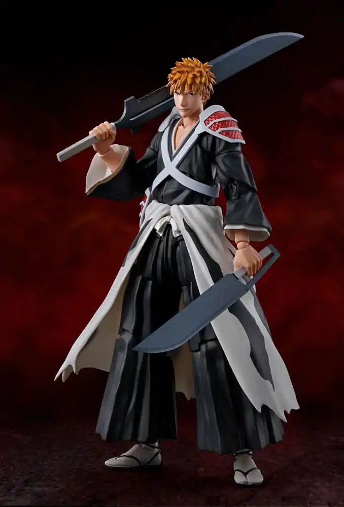 Bleach: Thousand-Year Blood War S.H. Figuarts akciófigura Ichigo Kurosaki Dual Zangetsu 16 cm termékfotó