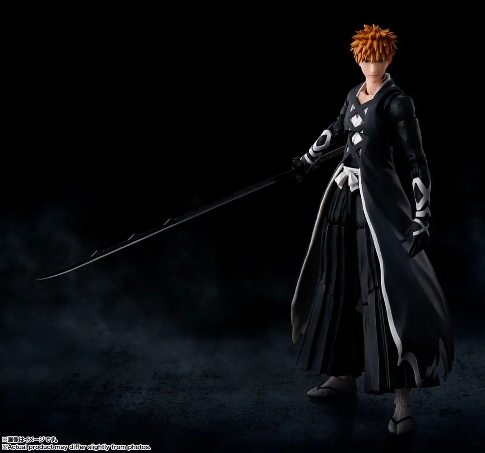 Bleach: Thousand-Year Blood War S.H. Figuarts Ichigo Kurosaki (Bankai Tensa Zangetsu) akciófigura 16 cm termékfotó
