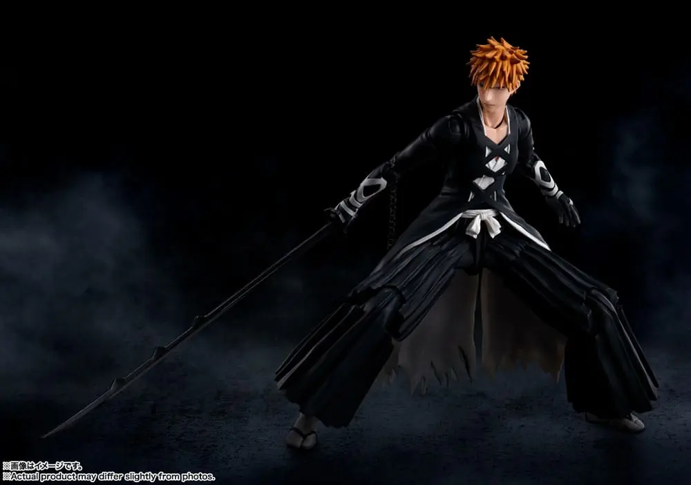 Bleach: Thousand-Year Blood War S.H. Figuarts Ichigo Kurosaki (Bankai Tensa Zangetsu) akciófigura 16 cm termékfotó