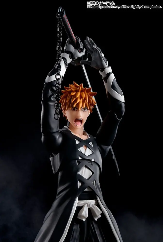 Bleach: Thousand-Year Blood War S.H. Figuarts Ichigo Kurosaki (Bankai Tensa Zangetsu) akciófigura 16 cm termékfotó