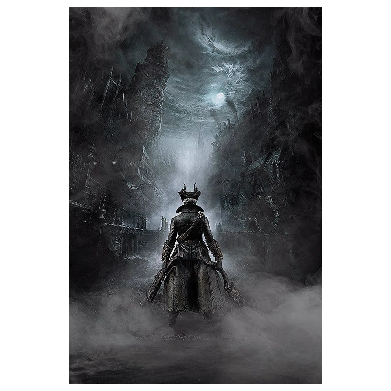 Bloodborne: The Old Hunters Figma PVC figura Hunter 15 cm termékfotó