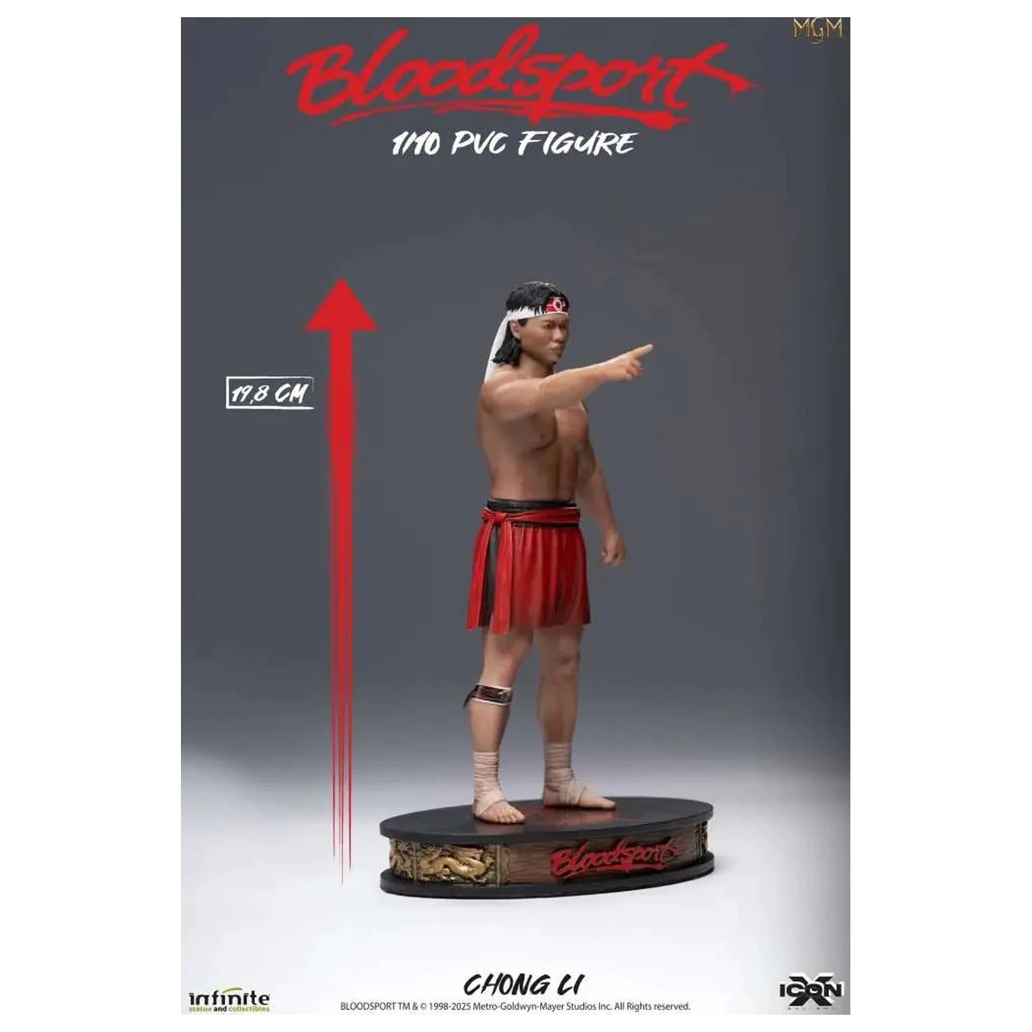 Bloodsport Chong Li figura 1/10 Icon X 19.8cm termékfotó