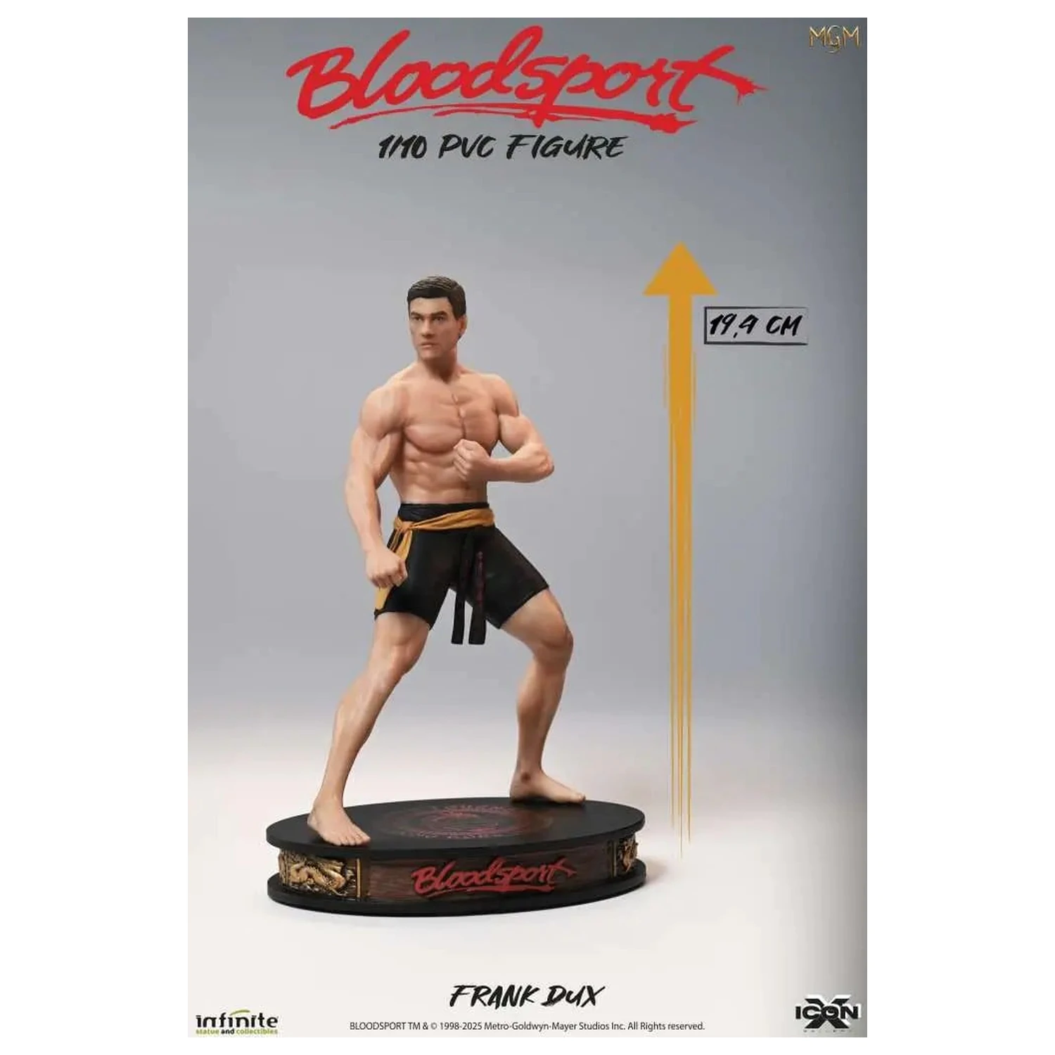 BLOODSPORT Frank Dux figura 1/10 Icon X 19.4cm termékfotó