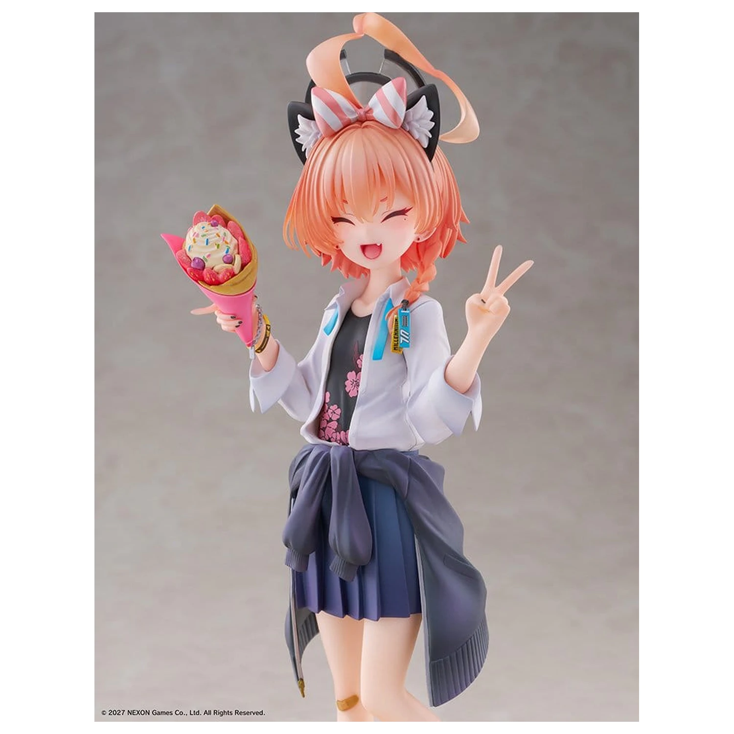 Blue Archive 1/7 Neru (School): Memorial Lobby Ver. PVC figura 22 cm termékfotó