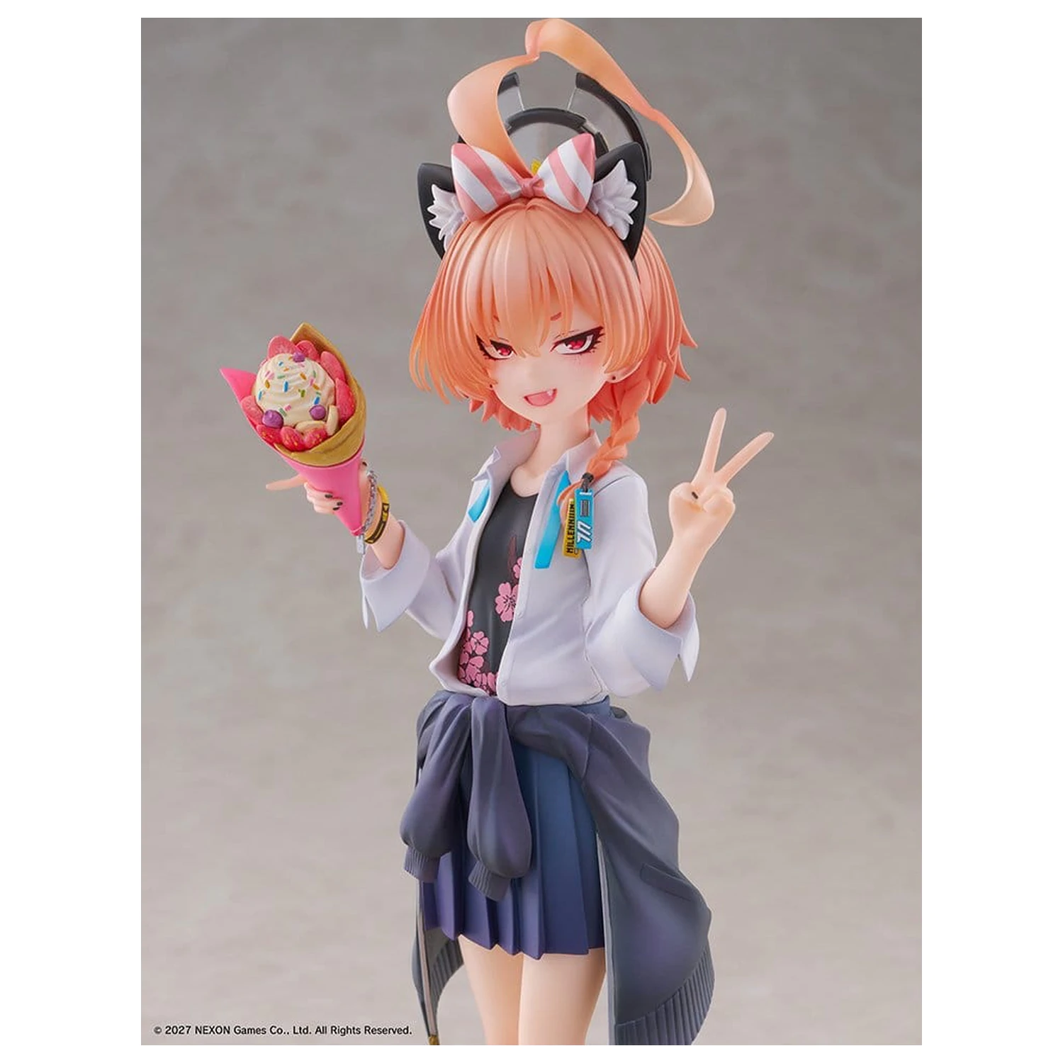 Blue Archive 1/7 Neru (School): Memorial Lobby Ver. PVC figura 22 cm termékfotó