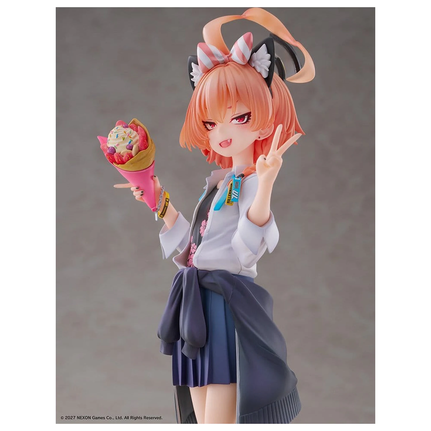 Blue Archive 1/7 Neru (School): Memorial Lobby Ver. PVC figura 22 cm termékfotó