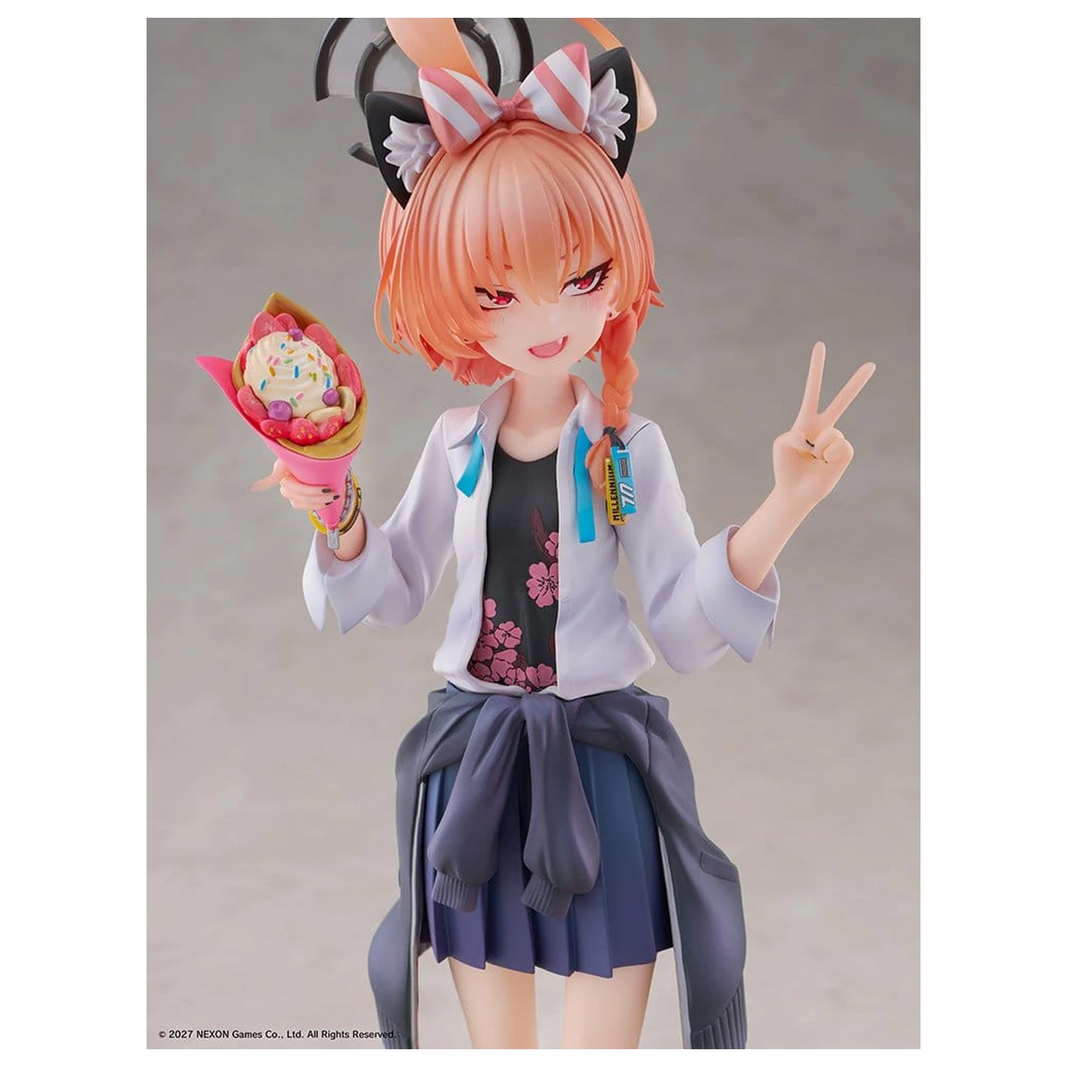 Blue Archive 1/7 Neru (School): Memorial Lobby Ver. PVC figura 22 cm termékfotó