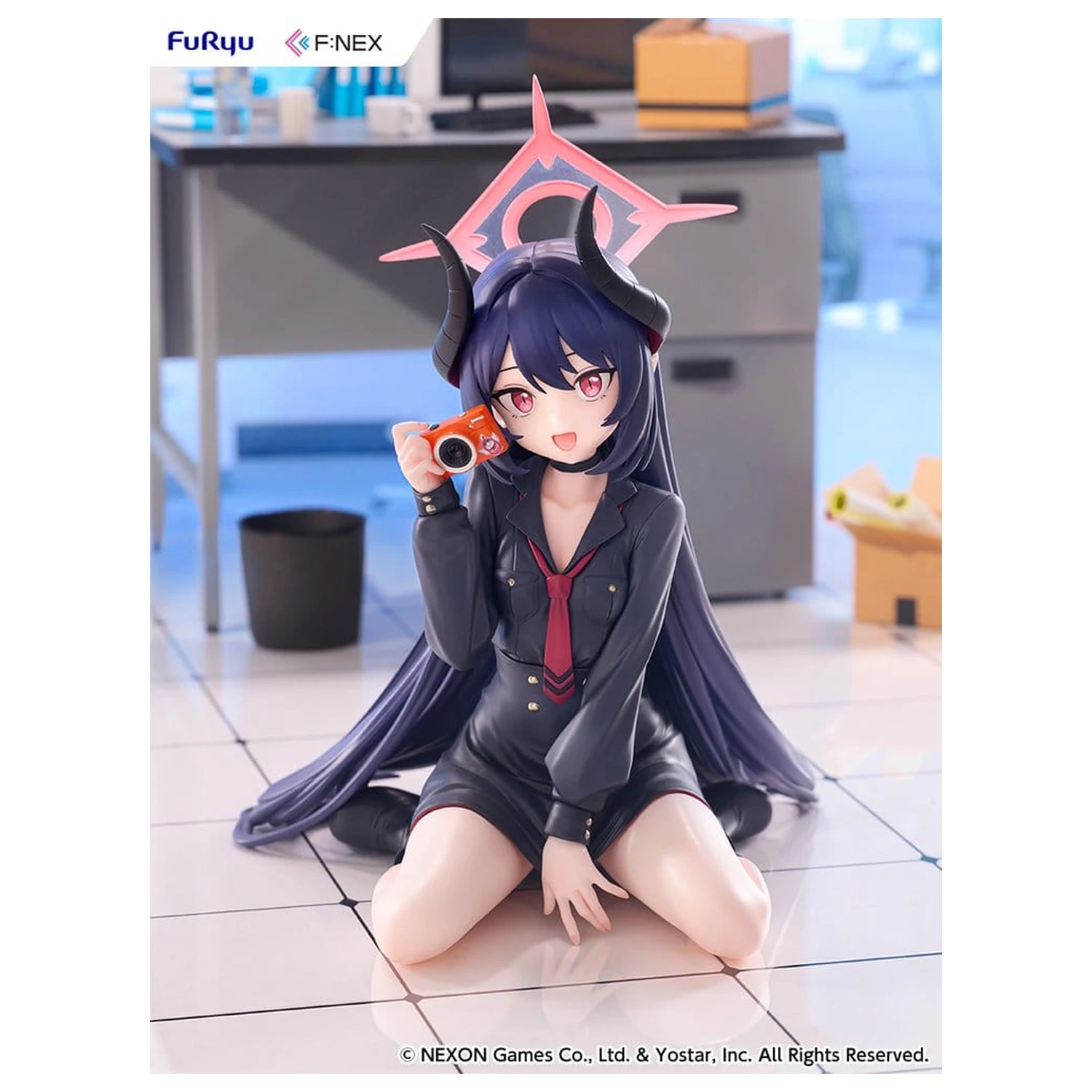 Blue Archive F:NEX 1/7 Chiaki Memorial lobby Ver. PVC figura 38 cm termékfotó