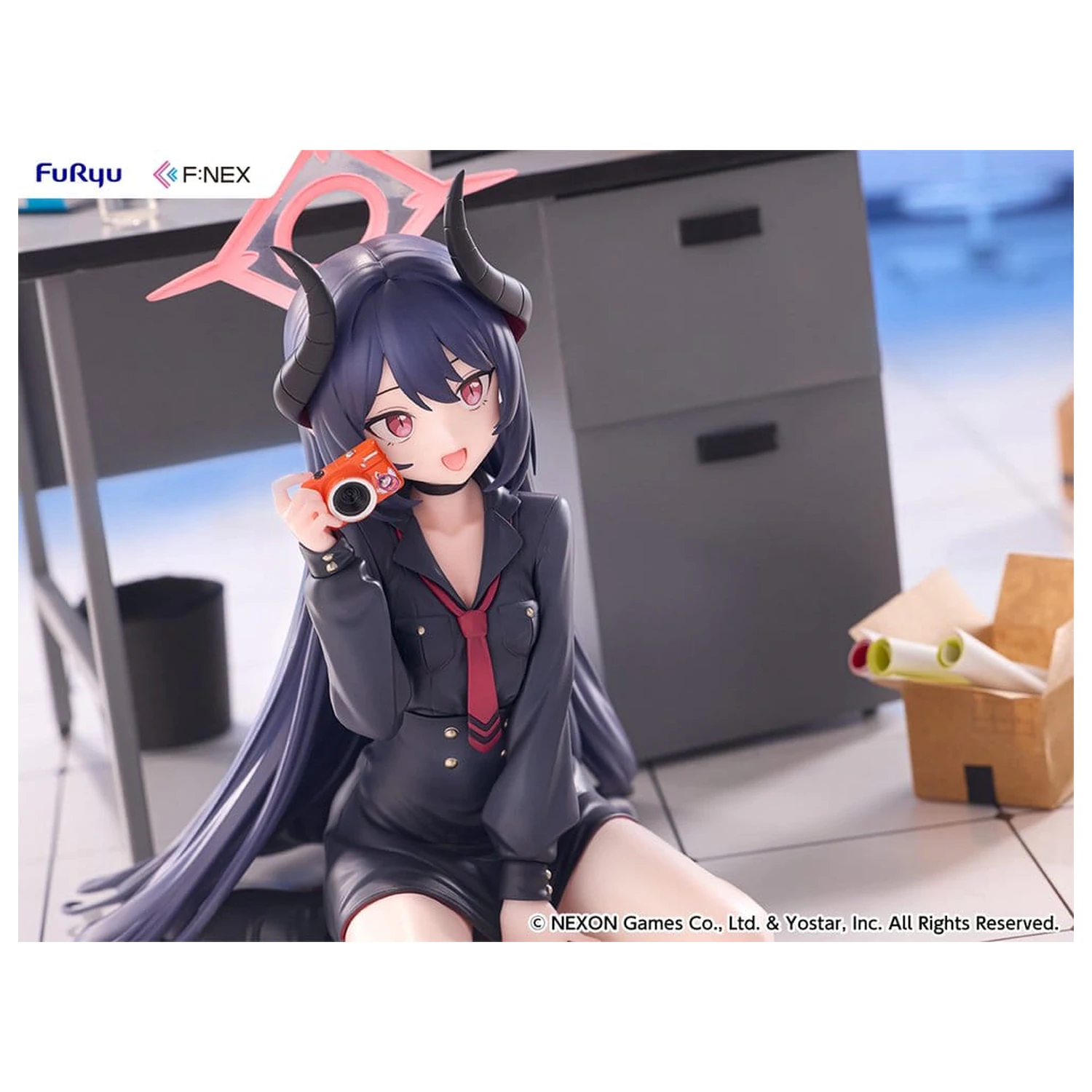 Blue Archive F:NEX 1/7 Chiaki Memorial lobby Ver. PVC figura 38 cm termékfotó