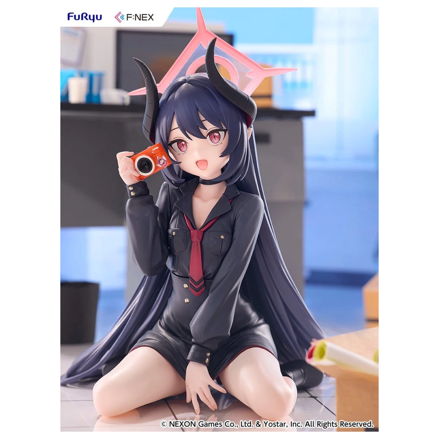 Blue Archive F:NEX 1/7 Chiaki Memorial lobby Ver. PVC figura 38 cm termékfotó