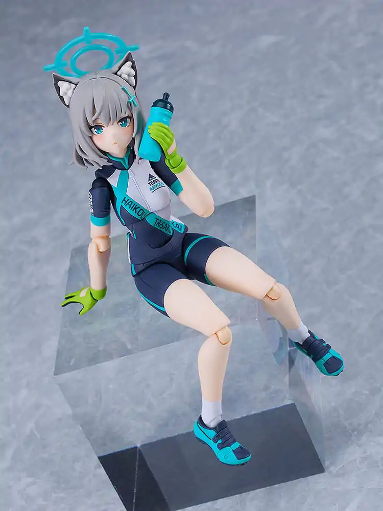 Blue Archive Figma akciófigura Shiroko Sunaookami Cycling 15 cm termékfotó