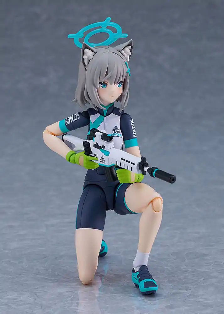 Blue Archive Figma akciófigura Shiroko Sunaookami Cycling 15 cm termékfotó