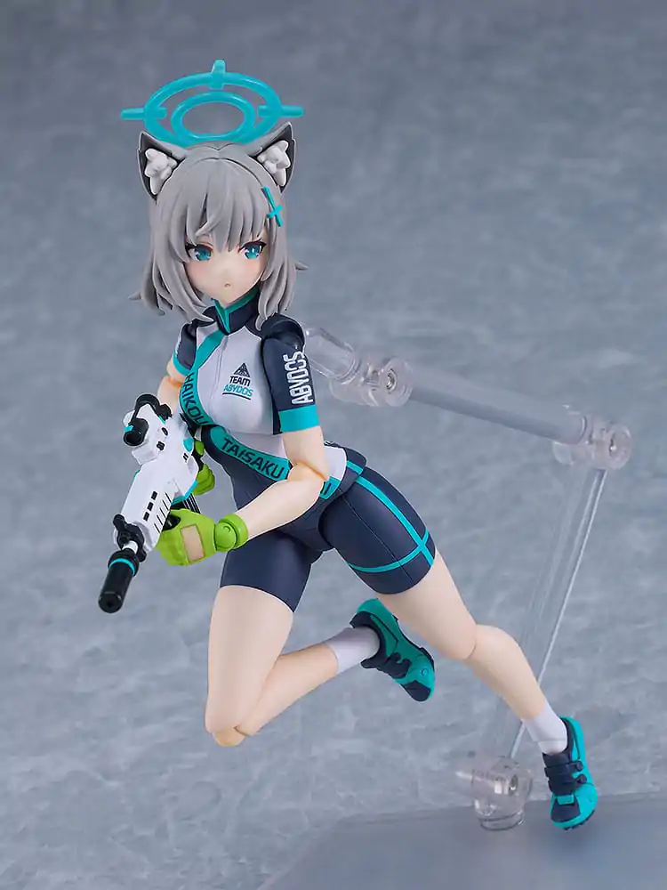 Blue Archive Figma akciófigura Shiroko Sunaookami Cycling 15 cm termékfotó