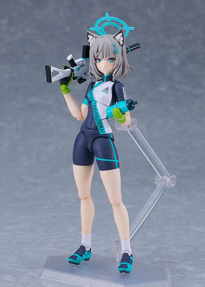 Blue Archive Figma akciófigura Shiroko Sunaookami Cycling 15 cm termékfotó