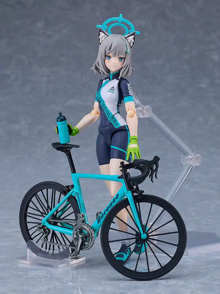 Blue Archive Figma akciófigura Shiroko Sunaookami Cycling DX Edition 15 cm termékfotó