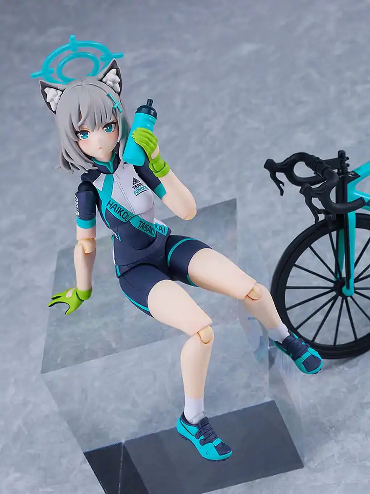 Blue Archive Figma akciófigura Shiroko Sunaookami Cycling DX Edition 15 cm termékfotó