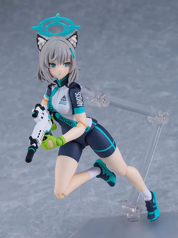 Blue Archive Figma akciófigura Shiroko Sunaookami Cycling DX Edition 15 cm termékfotó