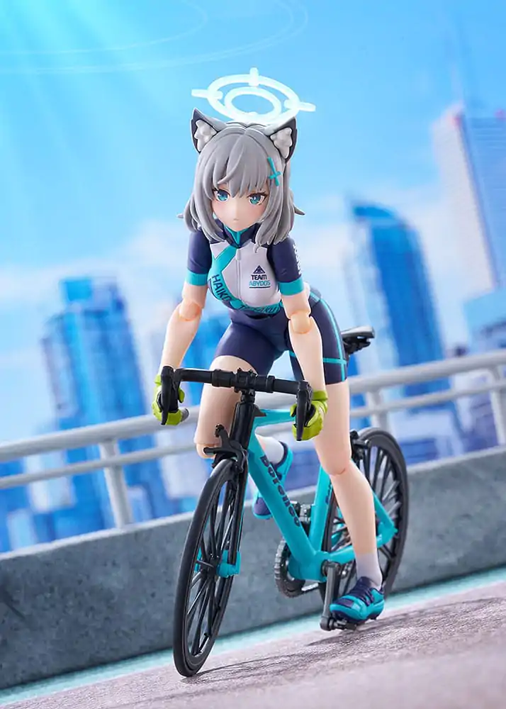 Blue Archive Figma akciófigura Shiroko Sunaookami Cycling DX Edition 15 cm termékfotó