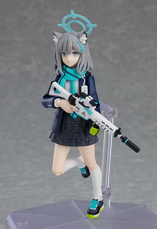 Blue Archive Figma Shiroko Sunaookami akciófigura 15 cm termékfotó