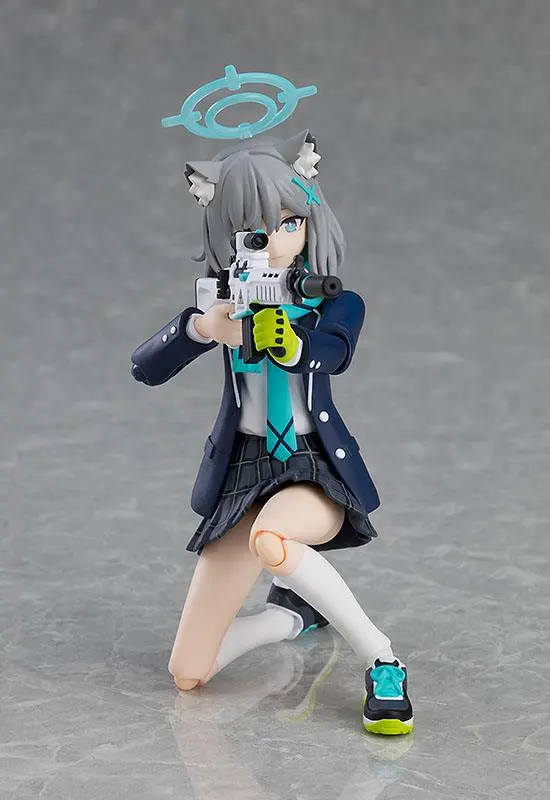 Blue Archive Figma Shiroko Sunaookami akciófigura 15 cm termékfotó