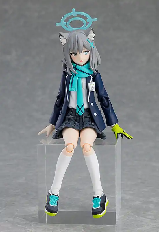Blue Archive Figma Shiroko Sunaookami (re-run) akciófigura 15 cm termékfotó